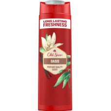 Гель для душа + шампунь 3-в-1 Old Spice Oasis Дымная ваниль, 400 мл